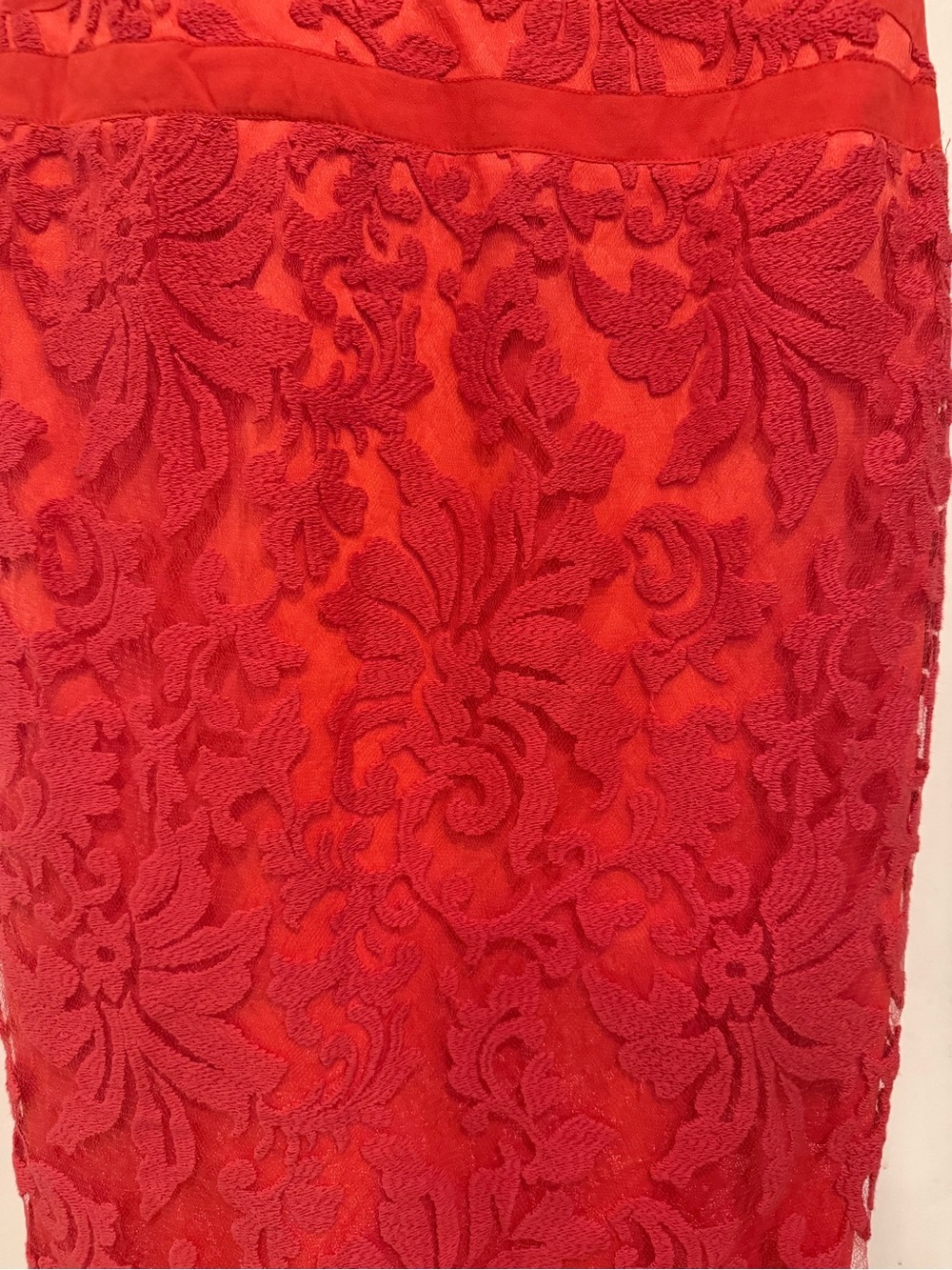 Tadashi Shoji Womens Sleeveless Floral Lace Sheath Dress Size 8 - Picture 3 of 6